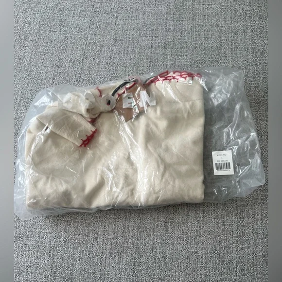 Boden Cream Blouse with Red Trim - Picture 5 of 5